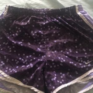 purple nike shorts